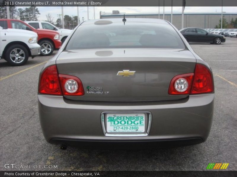 Mocha Steel Metallic / Ebony 2011 Chevrolet Malibu LT