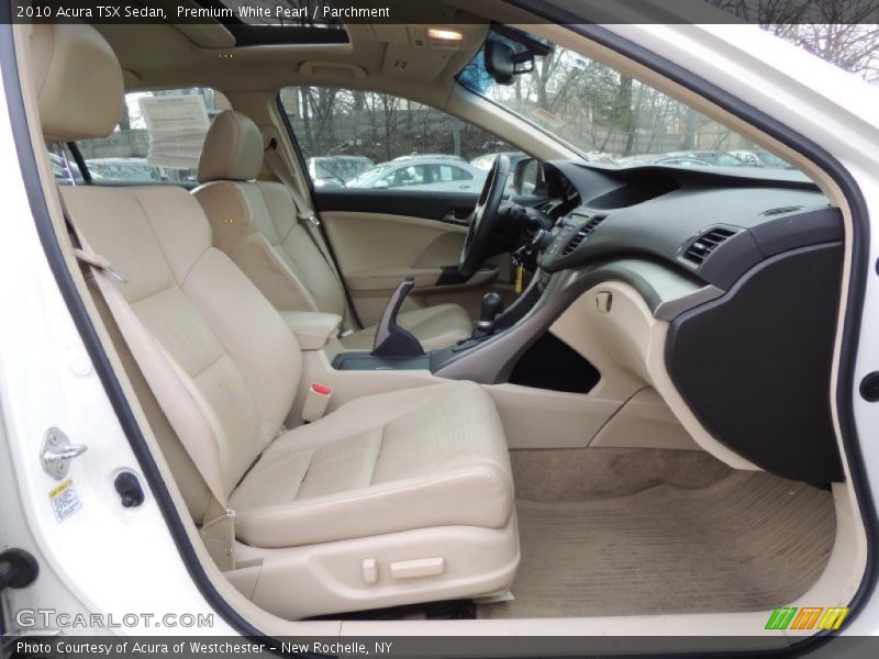Premium White Pearl / Parchment 2010 Acura TSX Sedan