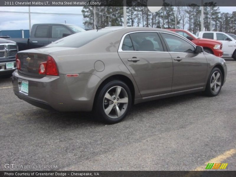 Mocha Steel Metallic / Ebony 2011 Chevrolet Malibu LT