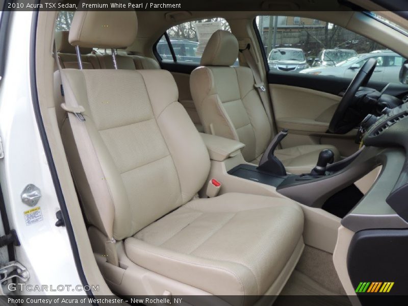 Premium White Pearl / Parchment 2010 Acura TSX Sedan