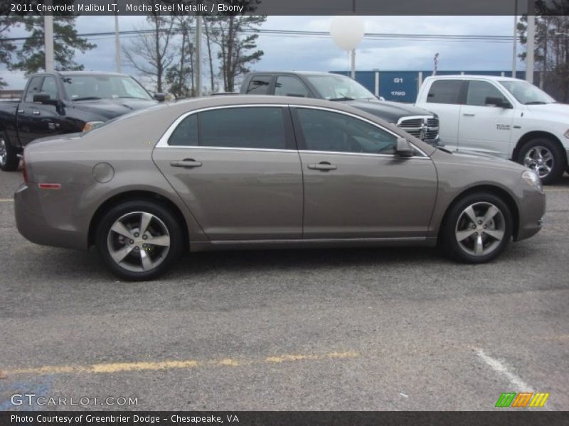 Mocha Steel Metallic / Ebony 2011 Chevrolet Malibu LT