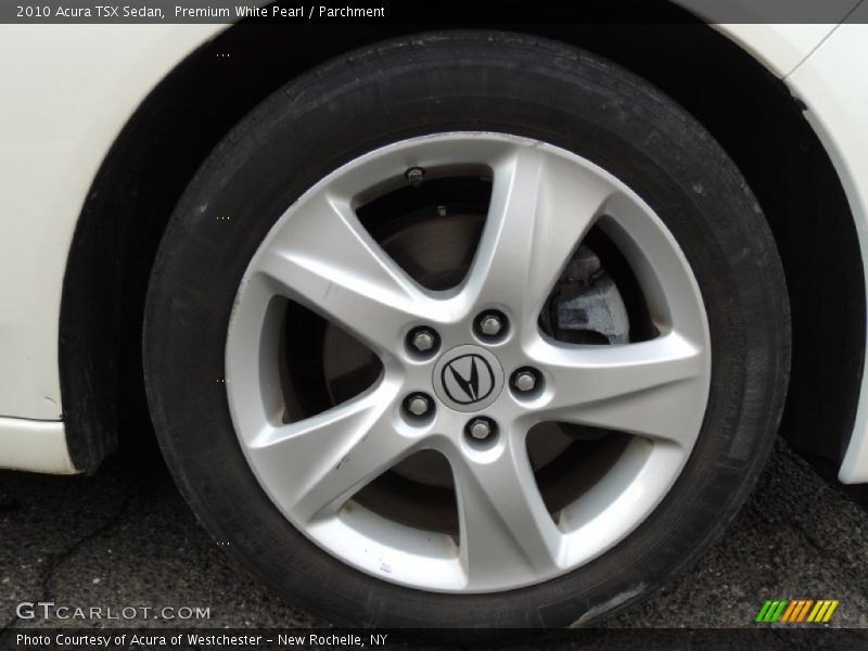 Premium White Pearl / Parchment 2010 Acura TSX Sedan