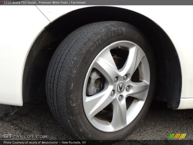 Premium White Pearl / Parchment 2010 Acura TSX Sedan