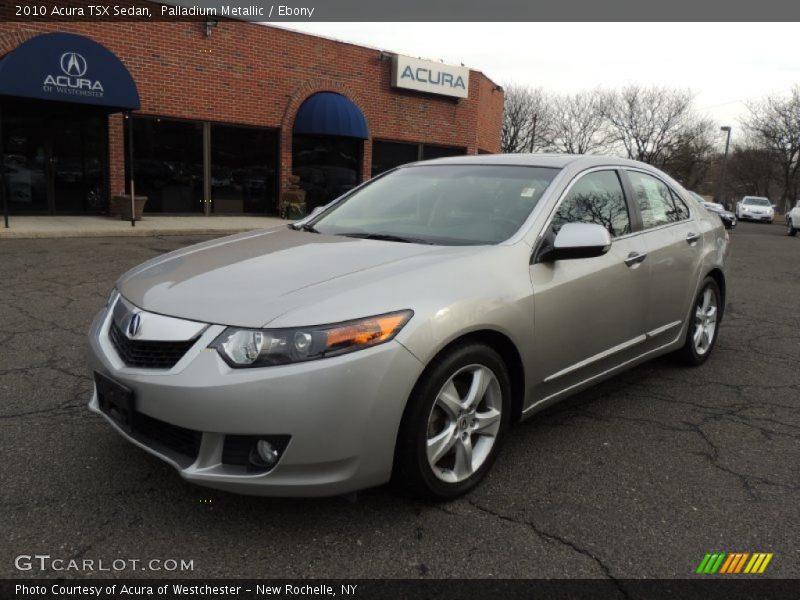 Palladium Metallic / Ebony 2010 Acura TSX Sedan