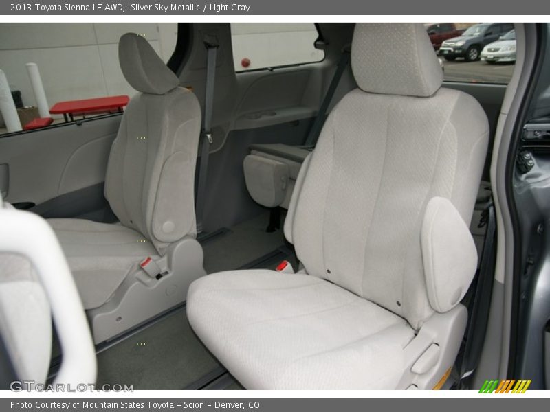 Silver Sky Metallic / Light Gray 2013 Toyota Sienna LE AWD