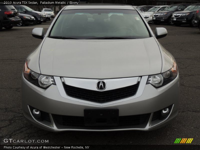 Palladium Metallic / Ebony 2010 Acura TSX Sedan