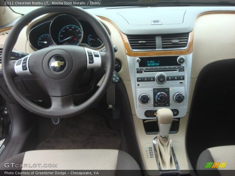 Mocha Steel Metallic / Ebony 2011 Chevrolet Malibu LT