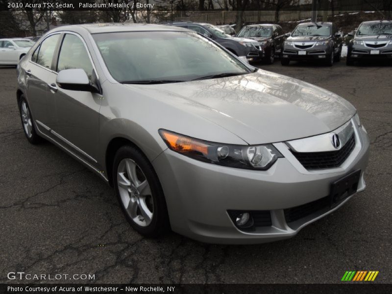 Palladium Metallic / Ebony 2010 Acura TSX Sedan