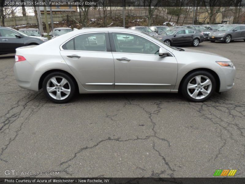 Palladium Metallic / Ebony 2010 Acura TSX Sedan