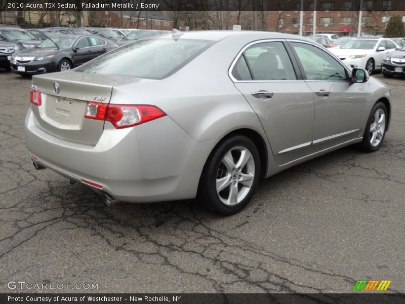 Palladium Metallic / Ebony 2010 Acura TSX Sedan