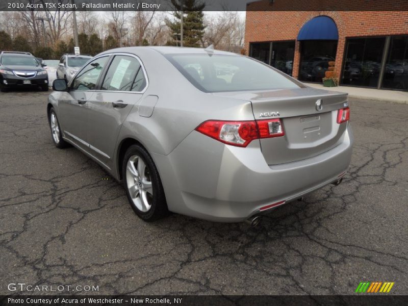 Palladium Metallic / Ebony 2010 Acura TSX Sedan