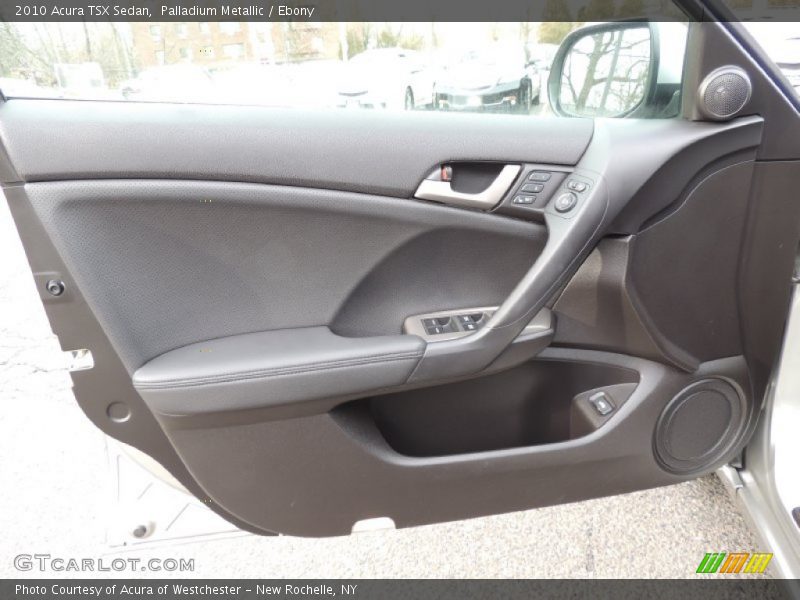 Palladium Metallic / Ebony 2010 Acura TSX Sedan