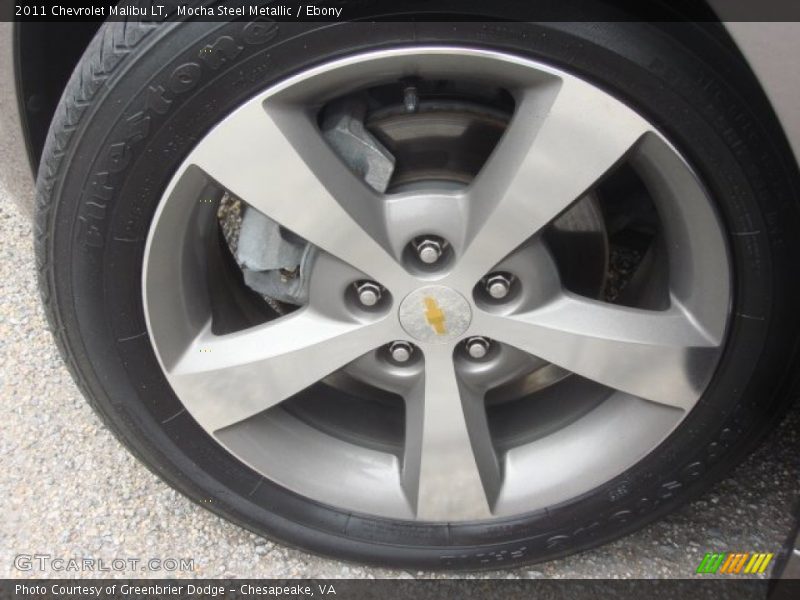 Mocha Steel Metallic / Ebony 2011 Chevrolet Malibu LT