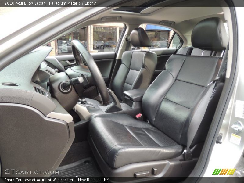 Palladium Metallic / Ebony 2010 Acura TSX Sedan