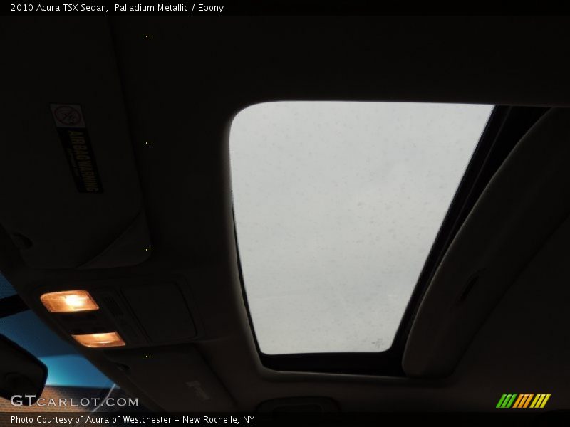 Palladium Metallic / Ebony 2010 Acura TSX Sedan