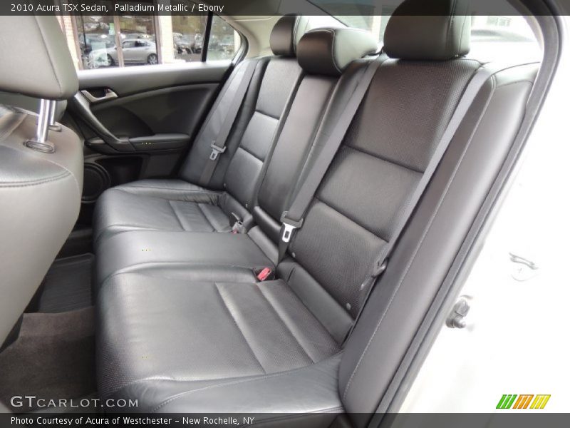Palladium Metallic / Ebony 2010 Acura TSX Sedan
