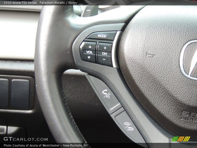 Palladium Metallic / Ebony 2010 Acura TSX Sedan
