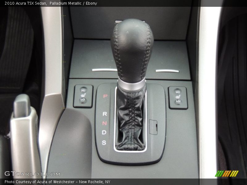 Palladium Metallic / Ebony 2010 Acura TSX Sedan