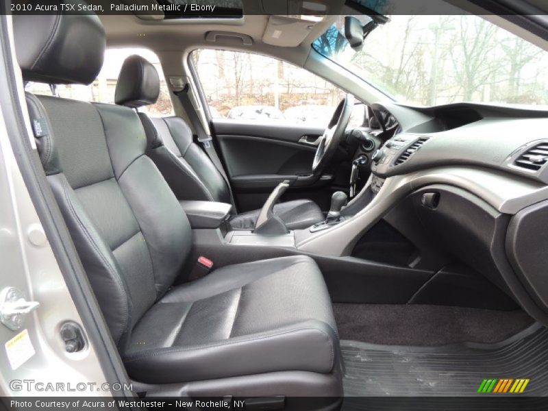 Palladium Metallic / Ebony 2010 Acura TSX Sedan