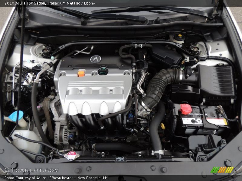 Palladium Metallic / Ebony 2010 Acura TSX Sedan