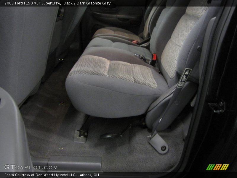 Black / Dark Graphite Grey 2003 Ford F150 XLT SuperCrew