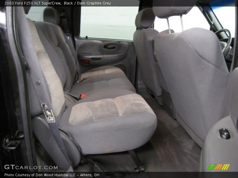 Black / Dark Graphite Grey 2003 Ford F150 XLT SuperCrew