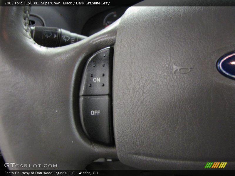 Black / Dark Graphite Grey 2003 Ford F150 XLT SuperCrew