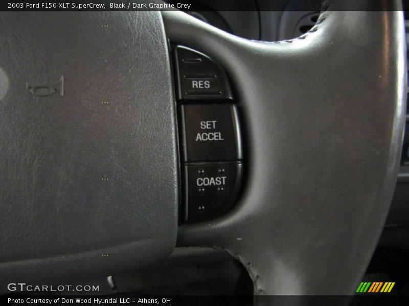 Black / Dark Graphite Grey 2003 Ford F150 XLT SuperCrew