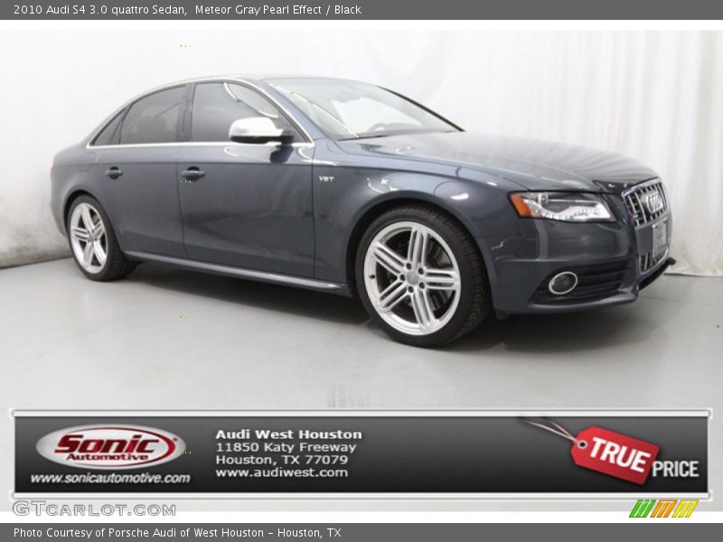 Meteor Gray Pearl Effect / Black 2010 Audi S4 3.0 quattro Sedan