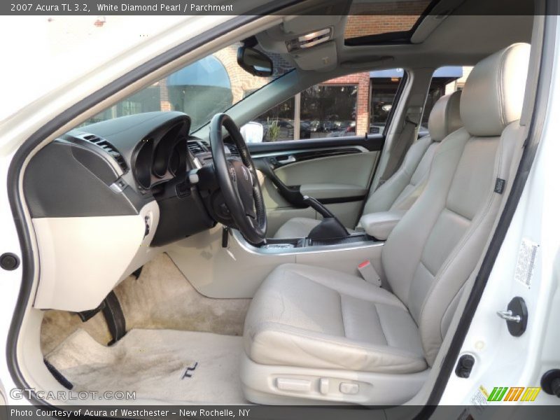 Front Seat of 2007 TL 3.2