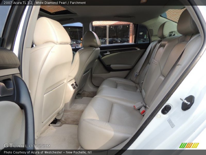 Rear Seat of 2007 TL 3.2