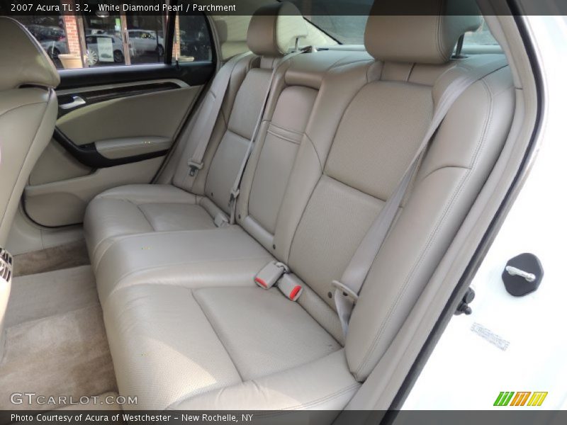 Rear Seat of 2007 TL 3.2