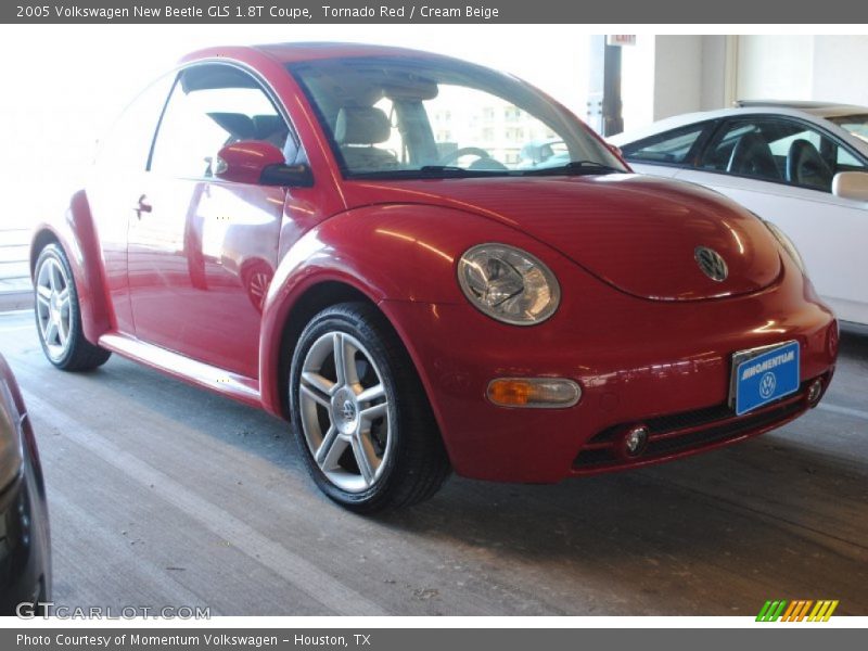 Tornado Red / Cream Beige 2005 Volkswagen New Beetle GLS 1.8T Coupe