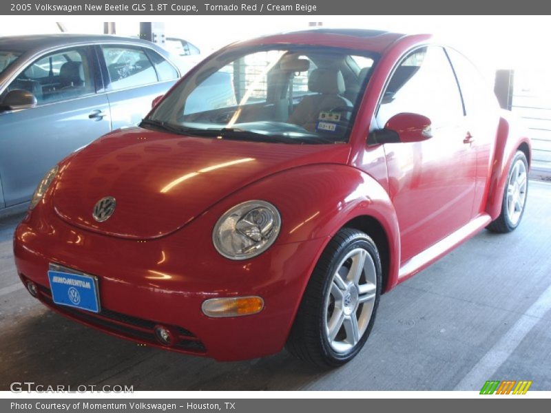 Tornado Red / Cream Beige 2005 Volkswagen New Beetle GLS 1.8T Coupe