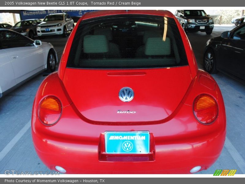 Tornado Red / Cream Beige 2005 Volkswagen New Beetle GLS 1.8T Coupe