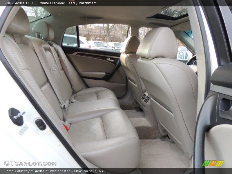 Rear Seat of 2007 TL 3.2