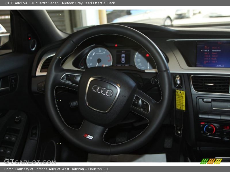 Meteor Gray Pearl Effect / Black 2010 Audi S4 3.0 quattro Sedan