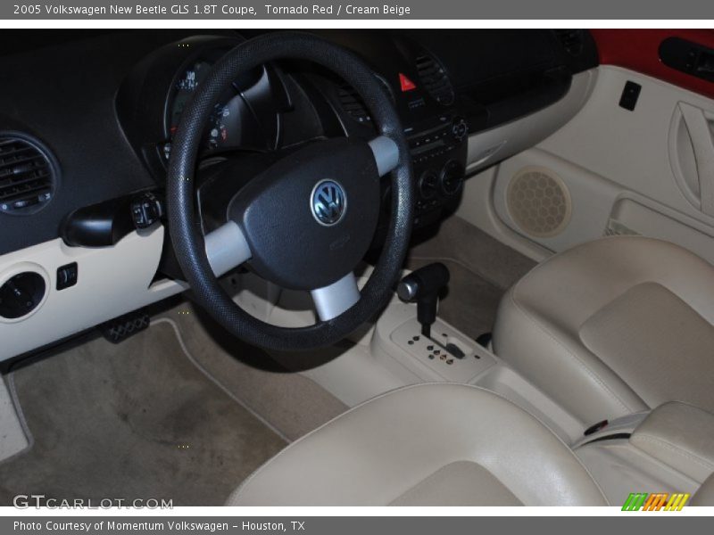 Tornado Red / Cream Beige 2005 Volkswagen New Beetle GLS 1.8T Coupe