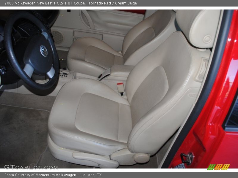 Tornado Red / Cream Beige 2005 Volkswagen New Beetle GLS 1.8T Coupe