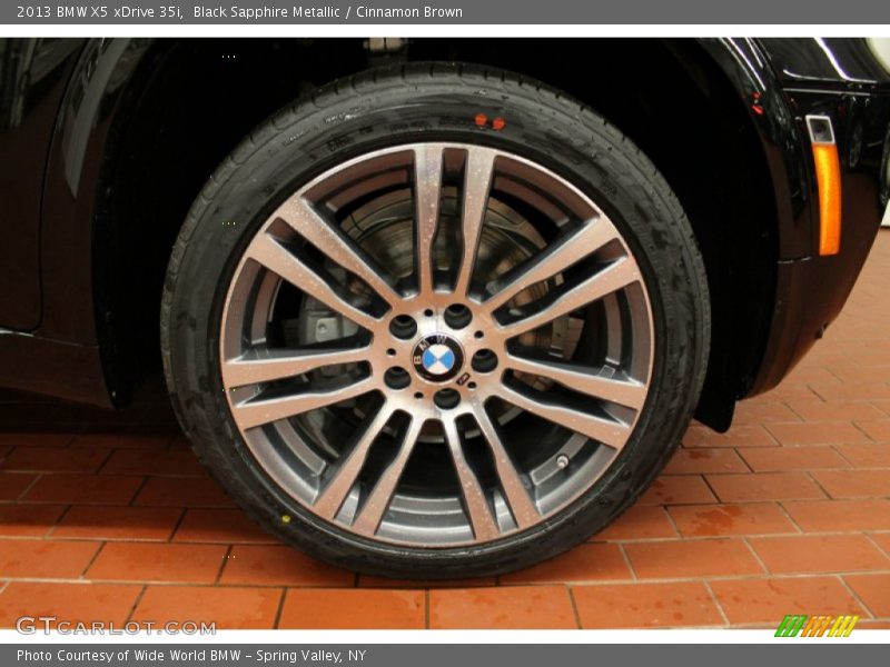 Black Sapphire Metallic / Cinnamon Brown 2013 BMW X5 xDrive 35i