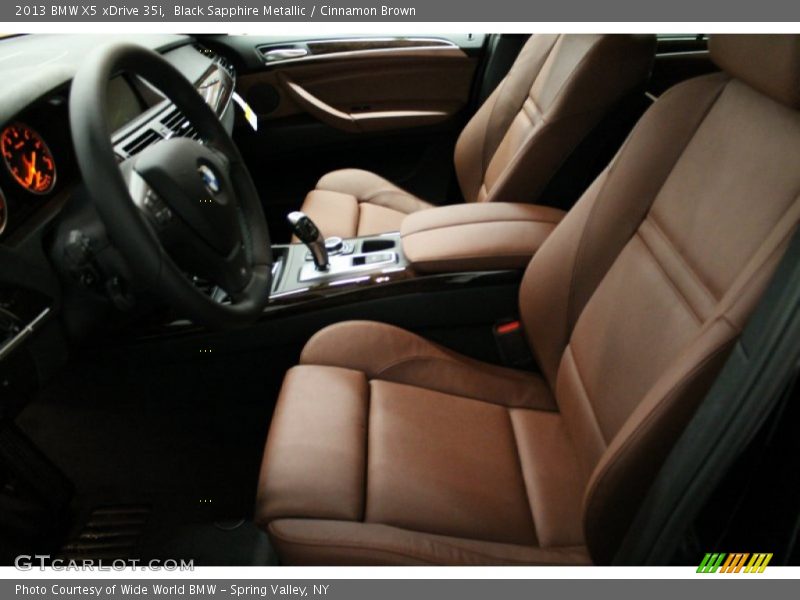 Black Sapphire Metallic / Cinnamon Brown 2013 BMW X5 xDrive 35i