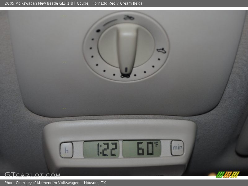 Tornado Red / Cream Beige 2005 Volkswagen New Beetle GLS 1.8T Coupe