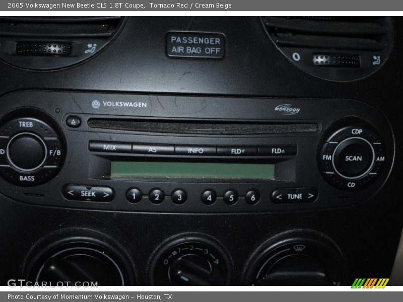 Tornado Red / Cream Beige 2005 Volkswagen New Beetle GLS 1.8T Coupe