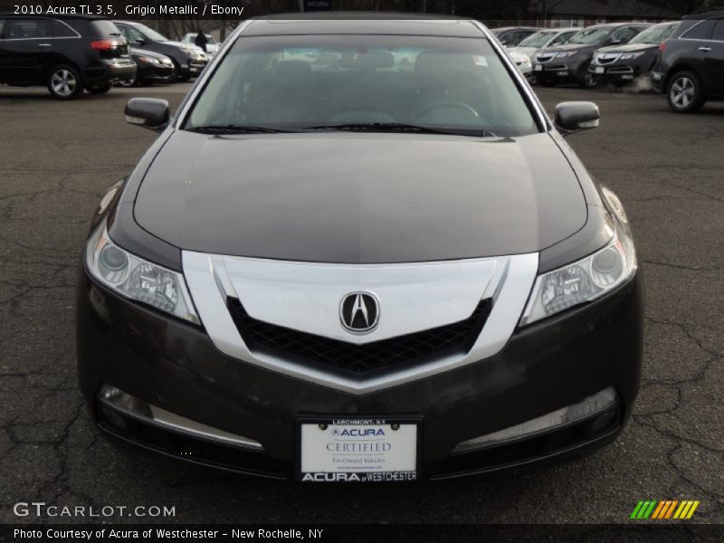 Grigio Metallic / Ebony 2010 Acura TL 3.5