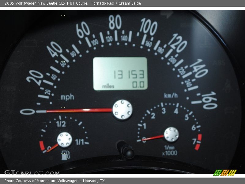Tornado Red / Cream Beige 2005 Volkswagen New Beetle GLS 1.8T Coupe