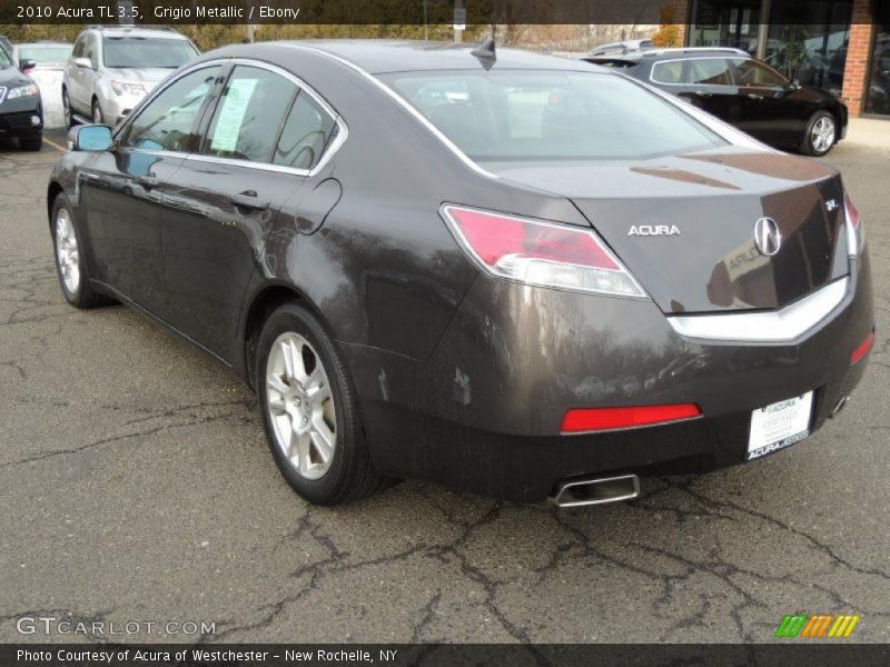 Grigio Metallic / Ebony 2010 Acura TL 3.5