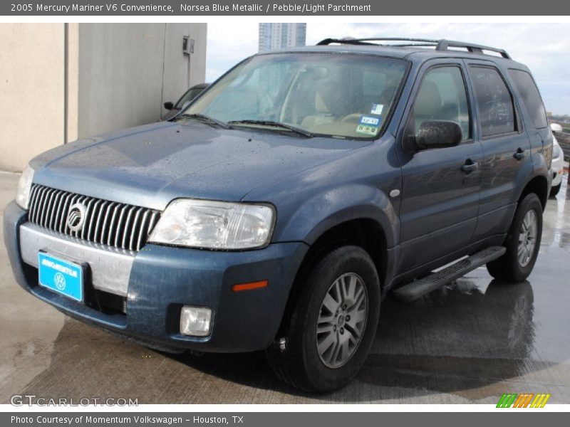 Norsea Blue Metallic / Pebble/Light Parchment 2005 Mercury Mariner V6 Convenience