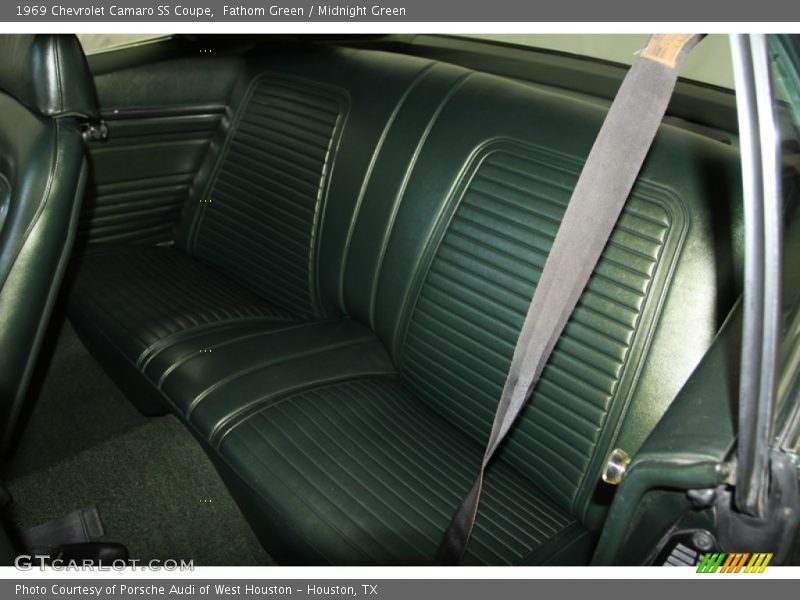 Rear Seat of 1969 Camaro SS Coupe