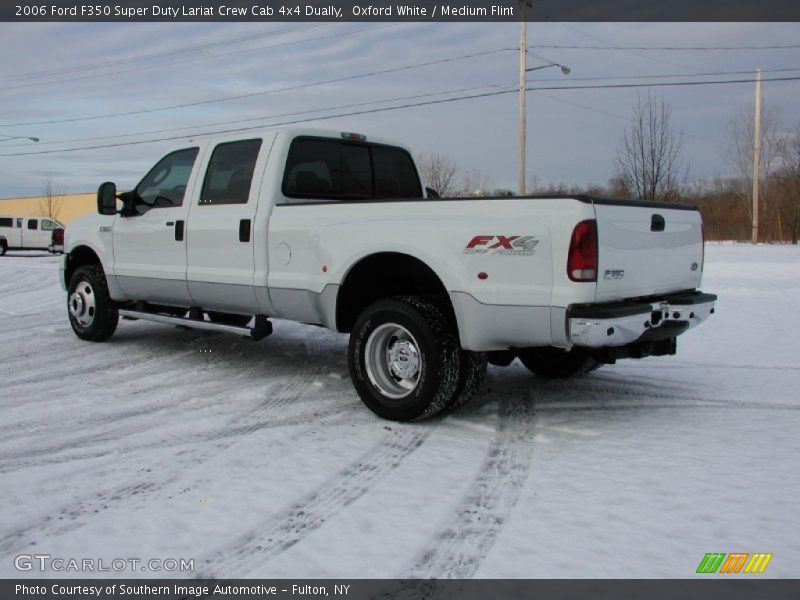 Oxford White / Medium Flint 2006 Ford F350 Super Duty Lariat Crew Cab 4x4 Dually