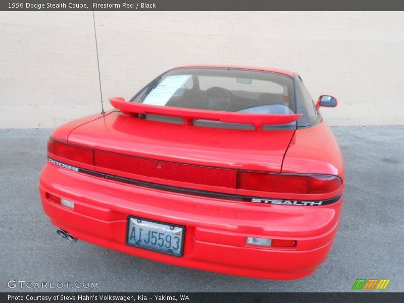 Firestorm Red / Black 1996 Dodge Stealth Coupe